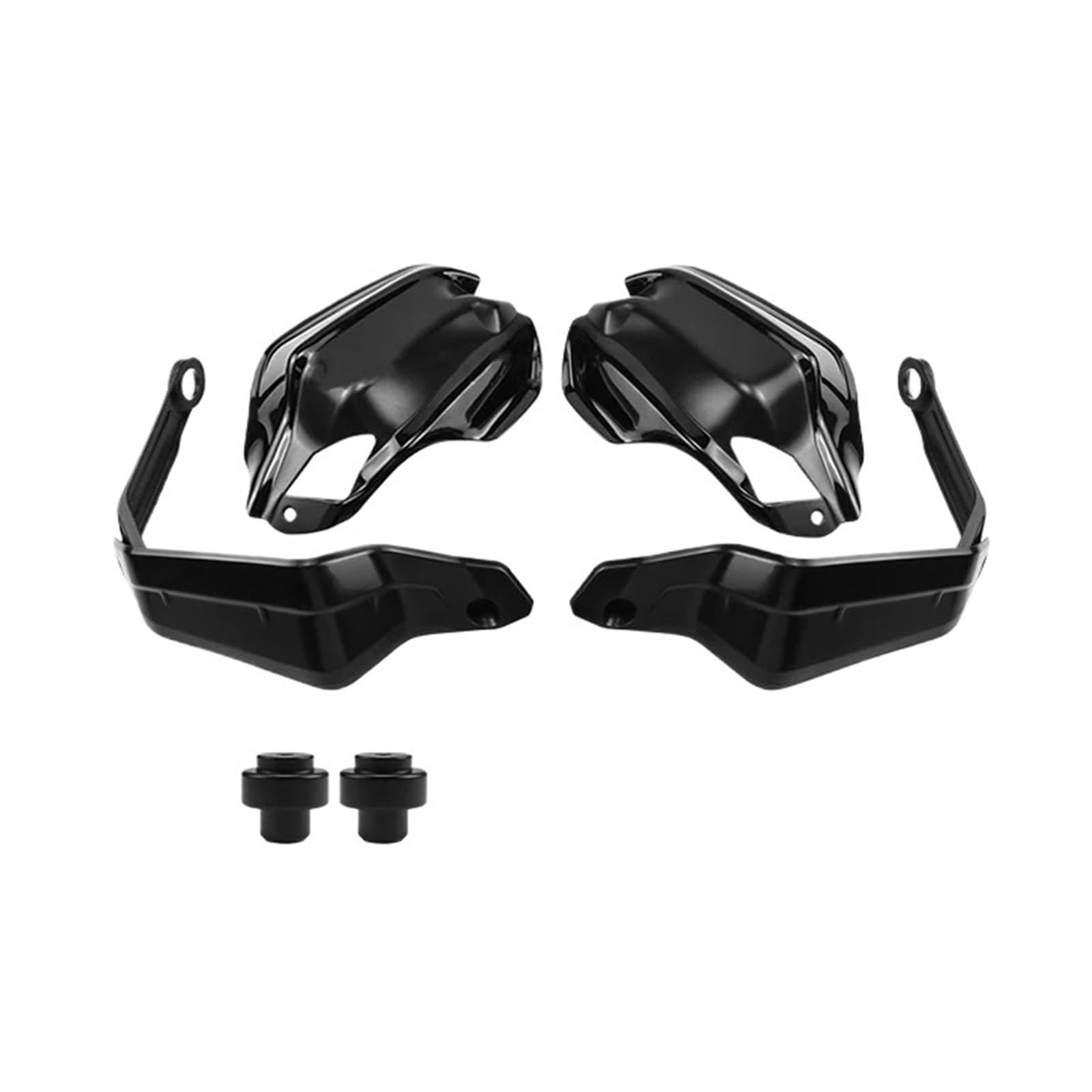 MBROS Handschutzschild Für XL 750 XL750 Für Transalp 750 Für TRANSALP 2023- Motorrad Handprotektoren Verlängerung HandGuard Kit Lenker Wind Schild Zubehör Lenker Handprotektoren(Set A - Black Black) von MBROS