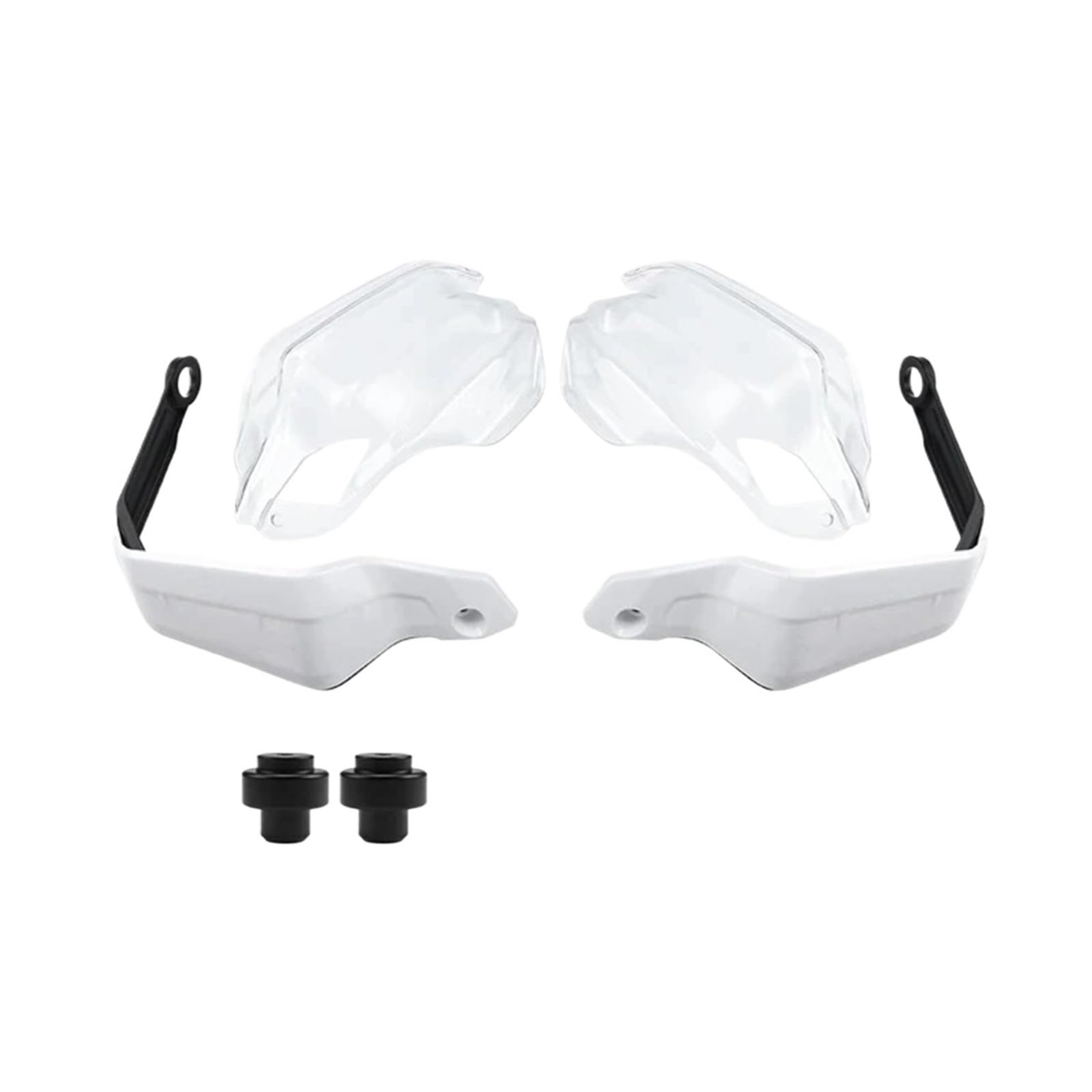 MBROS Handschutzschild Für XL 750 XL750 Für Transalp 750 Für TRANSALP 2023- Motorrad Handprotektoren Verlängerung HandGuard Kit Lenker Wind Schild Zubehör Lenker Handprotektoren(Set A - White TP) von MBROS