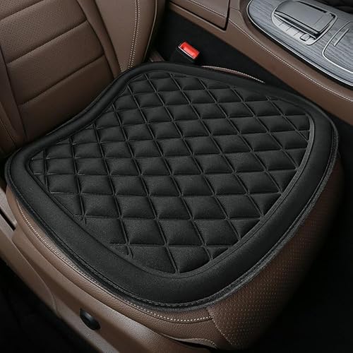 MBROS Sitzkissen Auto für Audi RS3 Hacthback 8PA 8VA 8Y, Universelle Weich und Atmungsaktiv Sitzauflage Auto Sitzkissen Atmungsaktiver Sitzschoner,1PC Front-Black von MBROS