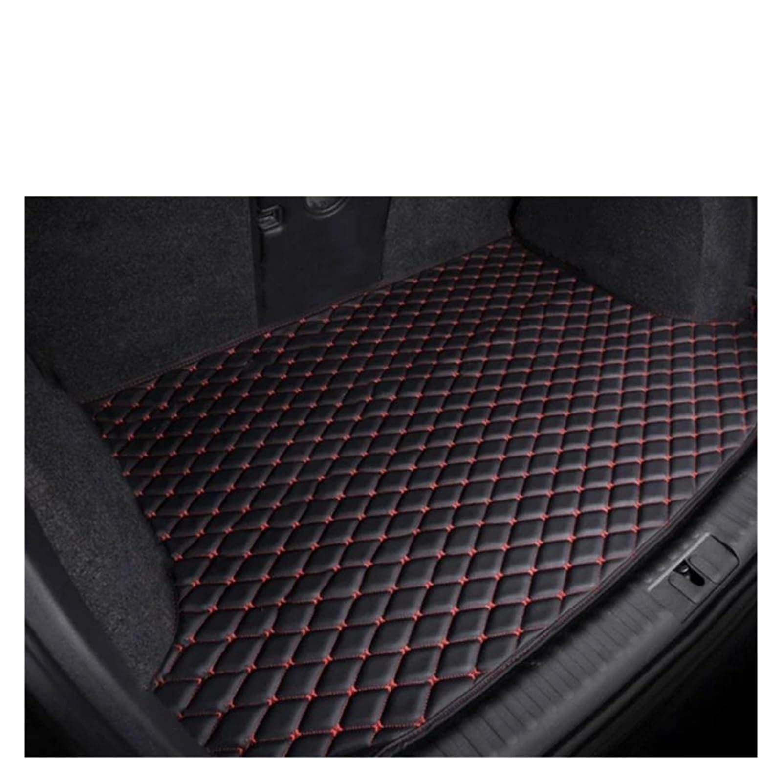 Stamm Boot Matten Für CR-V Für C&RV Für MK4 2012-2016 2013 2014 2015 Schmutz-beständig Stamm Matte Hinten Fracht Fach Matte Kofferraum Matte Auto Zubehör Kofferraum Schutzmatte(Black Red) von MBROS