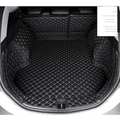 Stamm Boot Matten Für S&Koda Für O&ctavia Für A7 2015 2016 2017 2018 2019 2020 Auto Trunk Cargo Mat Fach Boden Karpfen Hinten Boot Liner Kofferraum Schutzmatte(Black beige,B) von MBROS