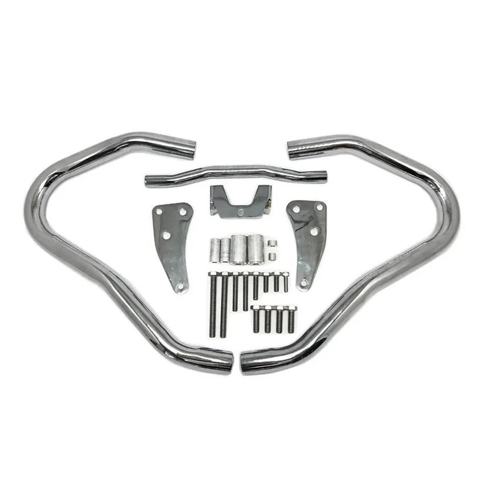 Stunt Käfig Rahmen Für R18 R 18 Für Klassische 2021 2022 2023 2024 Motorrad Rahmen Stoßstange Verkleidung Schutz Bars Motor Schutz Crash Bar Autobahn Crash Bars(Silver) von MBROS