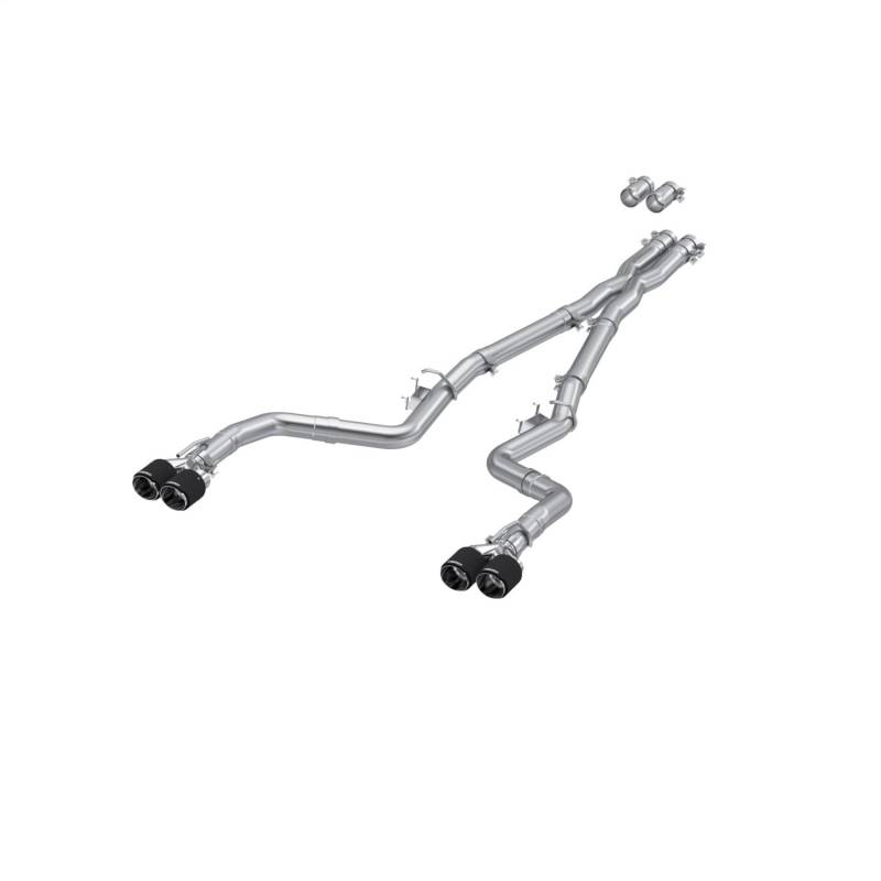 MBRP 15-Up Challenger 5.7/17-up 6.2L/6.4L 7.6 cm Race Series Catback w/Quad Tips T304 Auspuff von MBRP