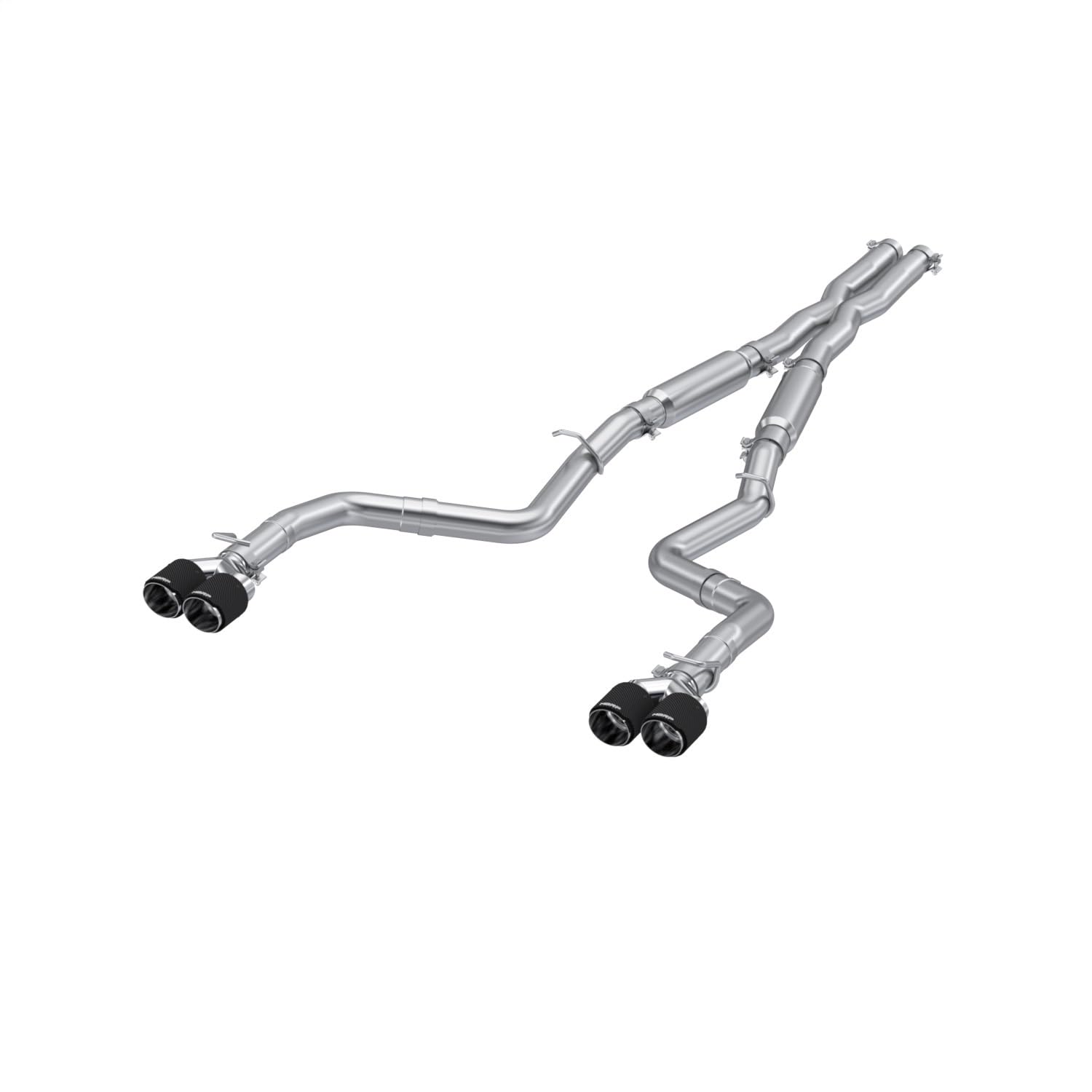 MBRP Dodge Challenger RT 5,7 l T304 SS 7,6 cm Dual Rear Catback CF Quad Tips - Street von MBRP