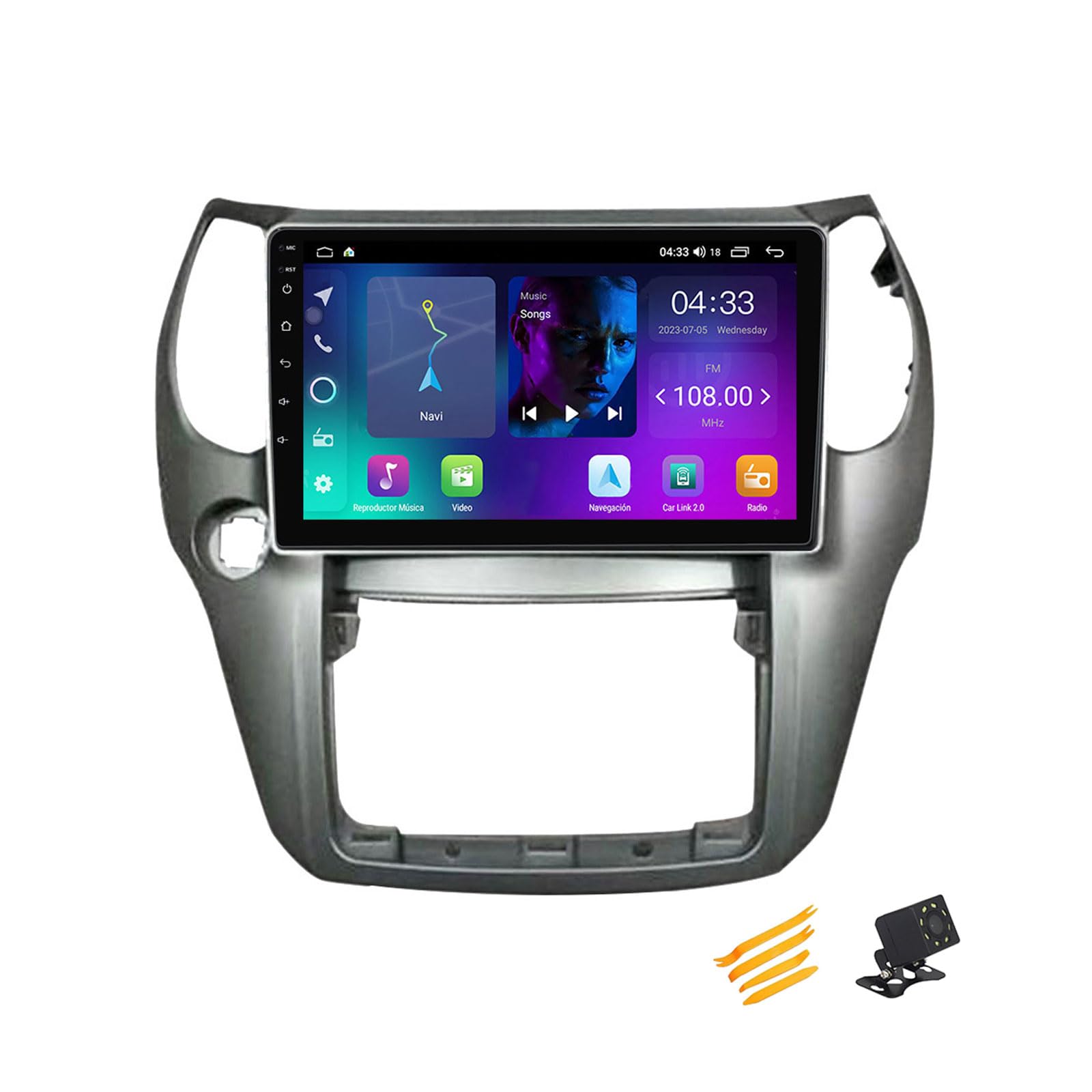 Android 13 Autoradio Bluetooth 2 DIN Kompatibel Mit Great Wall Hover M4 2012~2017 Autoradio Touchscreen 9 Zoll QLED-Display Mit Car Play Android Auto Navigation Radio FM RDS SWC,4 Core NF1 1G+32G von MBTSQOIO