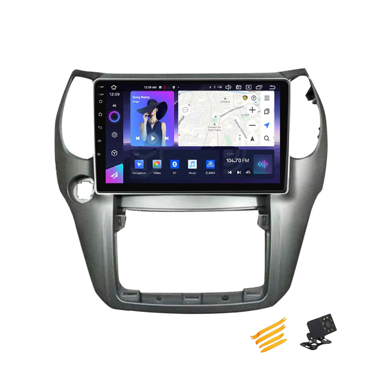 Android 13 Autoradio Bluetooth 2 DIN Kompatibel Mit Great Wall Hover M4 2012~2017 Autoradio Touchscreen 9 Zoll QLED-Display Mit Car Play Android Auto Navigation Radio FM RDS SWC,8 Core NF4 4G+64G von MBTSQOIO