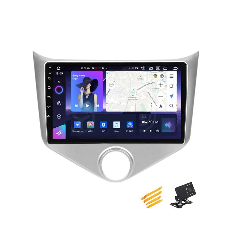 MBTSQOIO Android 13 Autoradio Bluetooth 2 DIN Kompatibel Mit Chery Fulwin 2013~2016 Autoradio Touchscreen 9 Zoll QLED-Display Mit Car Play Android Auto Navigation Radio FM RDS SWC,8 Core NF3 2G+32G von MBTSQOIO