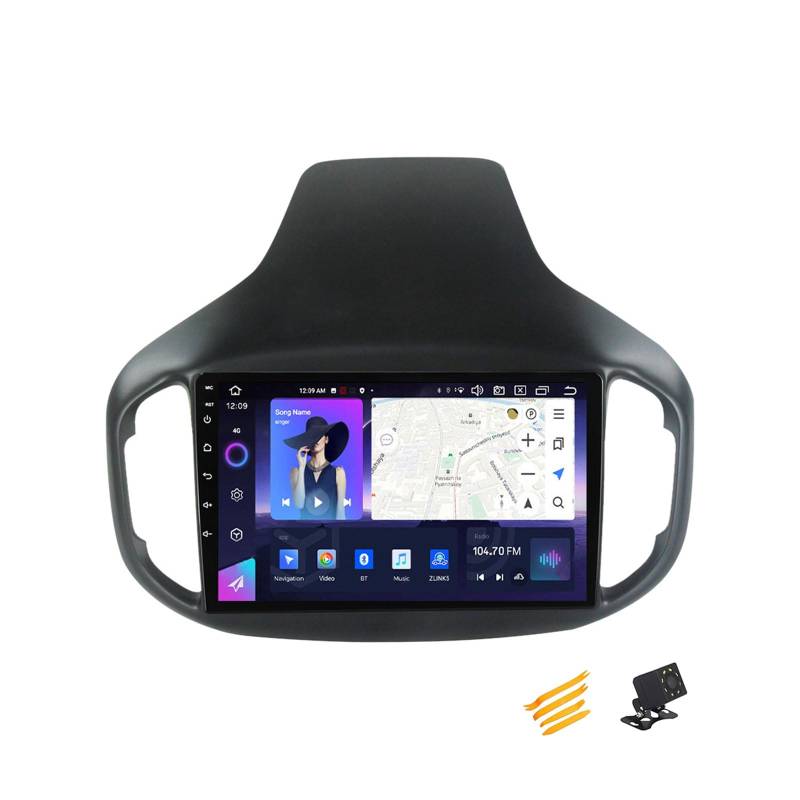 MBTSQOIO Android 13 Autoradio Bluetooth 2 DIN Kompatibel Mit Chery Tiggo 2016~2020 Autoradio Touchscreen 9 Zoll QLED-Display Mit Car Play Android Auto Navigation Radio FM RDS SWC,8 Core NF3 2G+32G von MBTSQOIO