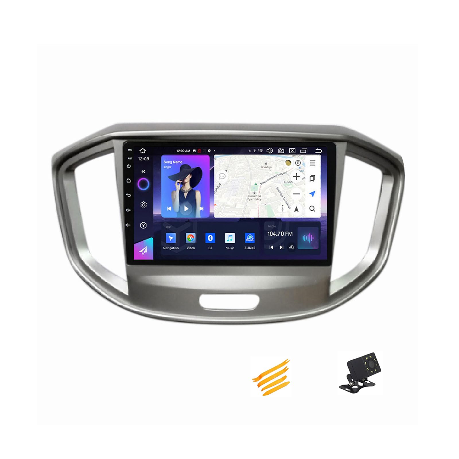 MBTSQOIO Android 13 Autoradio Bluetooth 2 DIN Kompatibel Mit JAC Refine M4 2016~2018 Autoradio Touchscreen 9 Zoll QLED-Display Mit Car Play Android Auto Navigation Radio FM RDS SWC,8 Core NF3 2G+32G von MBTSQOIO