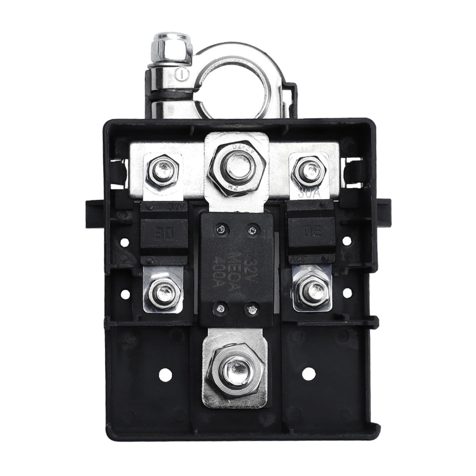 MCAOAL Anschlüsse des Automatenanschlusses Mit Integrierten Sicherungen 32 V/400A Kleinwagen Sicherungen Für Stabile Elektrische Systeme MCAOAL Anschlüsse des Automatenanschlusses Mit Integrierten Sicherungen 32 V/400A Kleinwagen Sicherungen Für Stabile Elektrische Systeme von MCAOAL