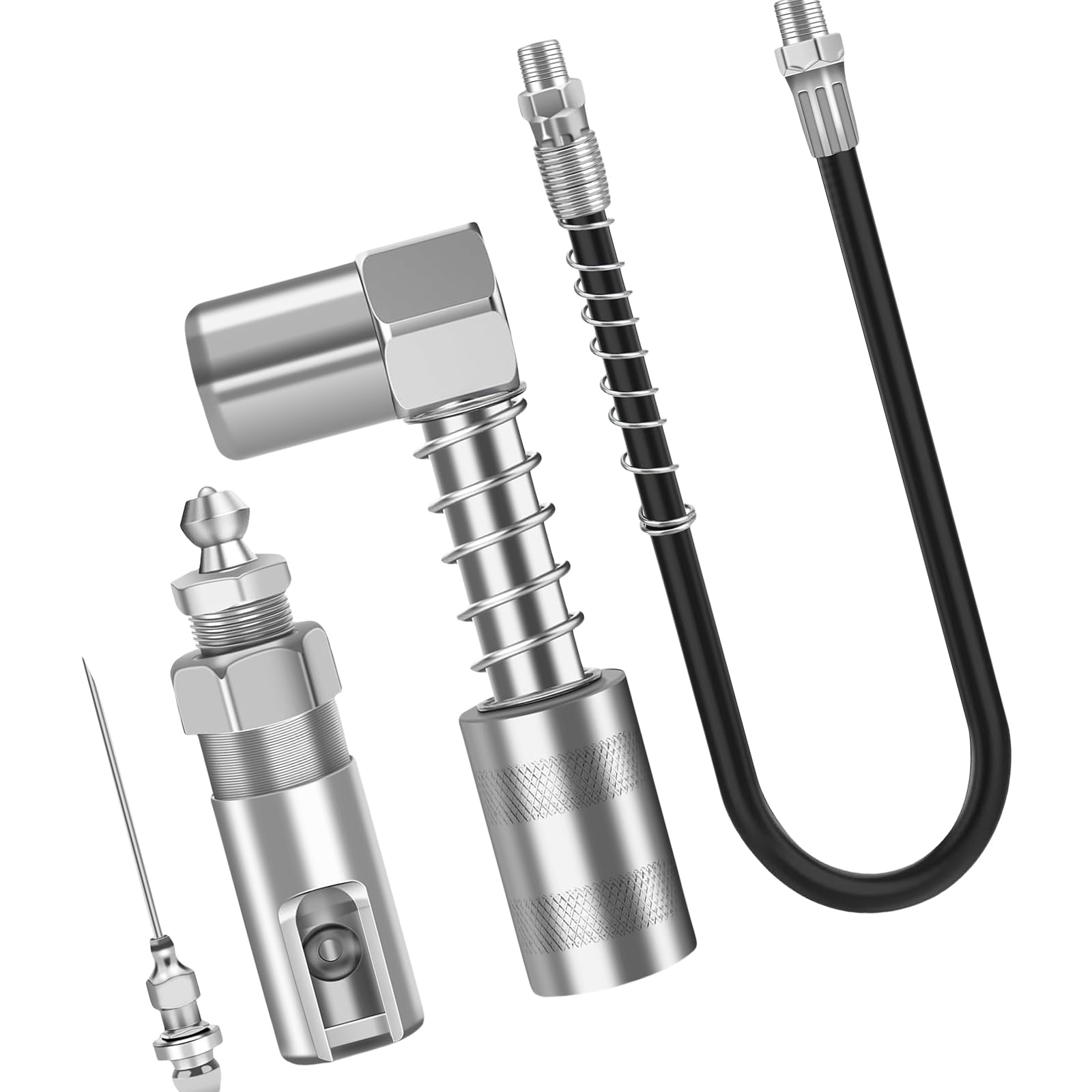 MCAOAL Fettpistolen Koppler Adapter Mit Flexibles Verlängerungsschlauch Für Eine Effiziente Schmierunggeräteversorgung Automobilwartung MCAOAL Fettpistolen Koppler Adapter Mit Flexibles Verlängerungsschlauch Für Eine Effiziente Schmierunggeräteversorgung Automobilwartung von MCAOAL