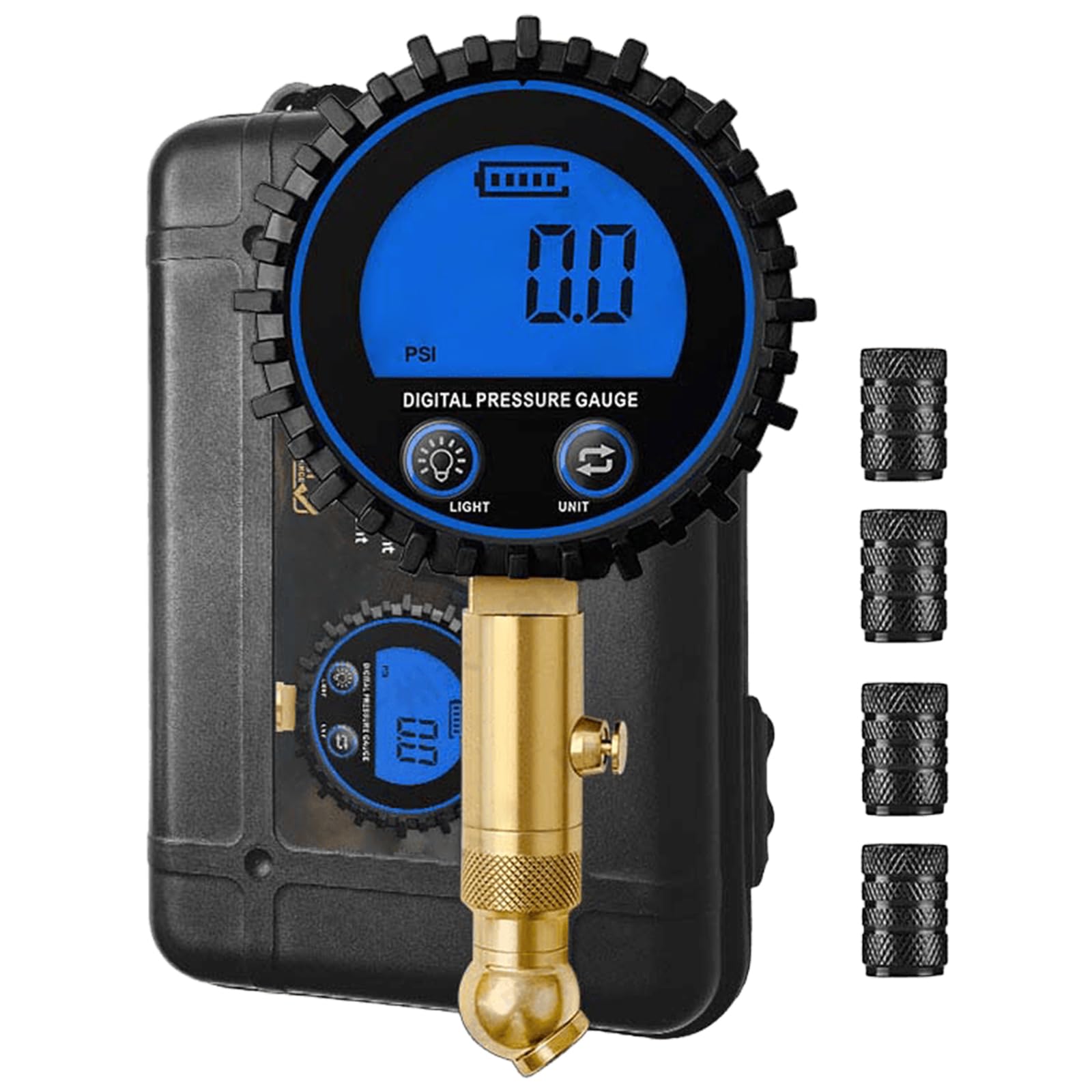 MCAOAL Hoch Präziser Reifendruckmessgerät Messungsinstrument Mit Einfach Zu Lesen Digitales Display Für Auto Motorräder Fahrzeug MCAOAL Hoch Präziser Reifendruckmessgerät Messungsinstrument Mit Einfach Zu Lesen Digitales Display Für Auto Motorräder Fahrzeug von MCAOAL