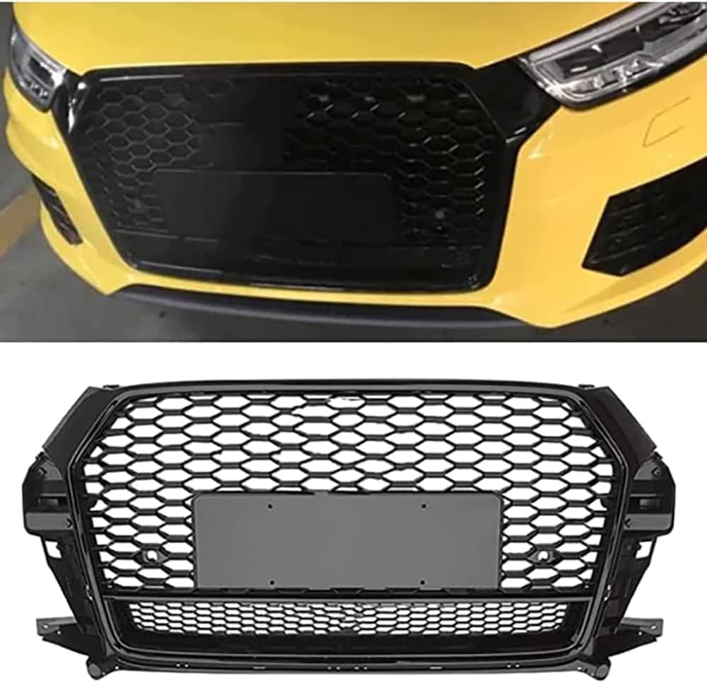 Auto Kühlergrill Für Audi Q3/SQ3 2016 2017 2018, Frontstoßstange Haube Kühlergrill Grill, Autoteile Performance Grill von MCHDMI