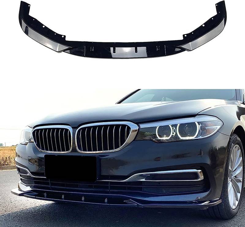 Kraftfahrzeuge FrontlippeSpoiler Protector Stoßfängerlippe Spoilerlippe Für BMW 5 Series G30 Deluxe Edition 525i 530i 2017-2020, Spoiler Lippe Ansatz von MCHDMI