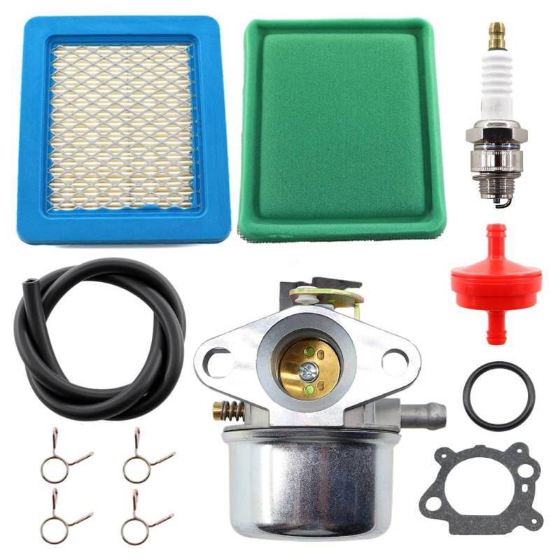 MCHNIC Vergaser mit Luftfilter Satz für Briggs & Stratton 122H00 127700 127800 128700 128800 12F700 12F800 12H700 12H800 12T700 12T800 Quantum Motoren Ersetzt 498965 494971 494216 493422 698056 von MCHNIC