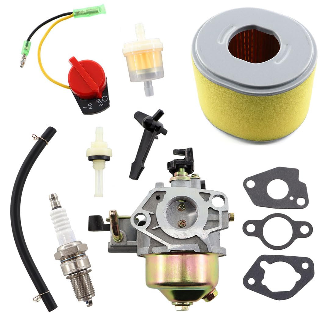 MCHNIC Vergaser mit Luftfilter Zündkerze für Honda GX240 GX270 8PS 9PS Motoren Motor Go Kart Generator Wasserpumpe ersetzt 16100-ZE2-W71, 1616100-ZH9-820, 16100-ZH9-W21 von MCHNIC