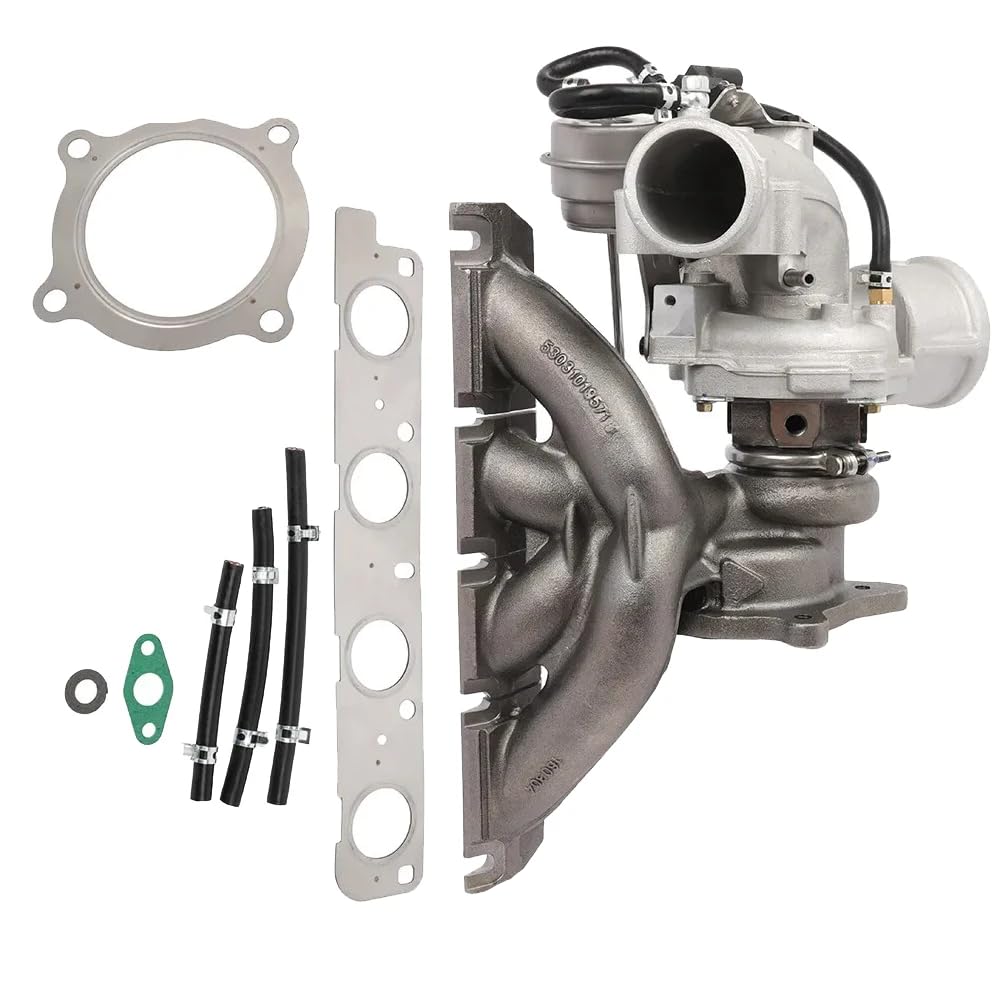 Kompatibel mit 2005–2009 A4 TT 2.0T B7 BUL BWE BWT K03 Turbolader Turbo inklusive Dichtung von MCHkR