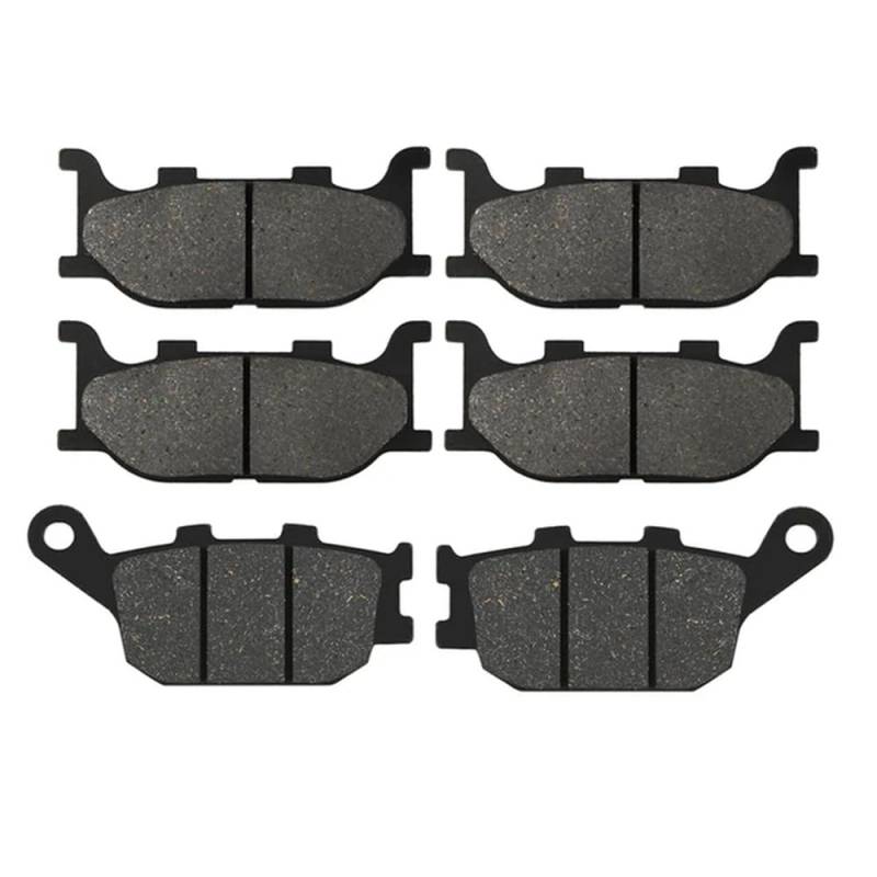 Kompatibel mit FZ6R XJ6-N Diversion 600 XJ6-F XJ6-S XJ6-SP XJ6N XJ6F XJ6S XJ6SP Motorradbremsbeläge und -scheiben(Front and Rear Kit) von MCHkR