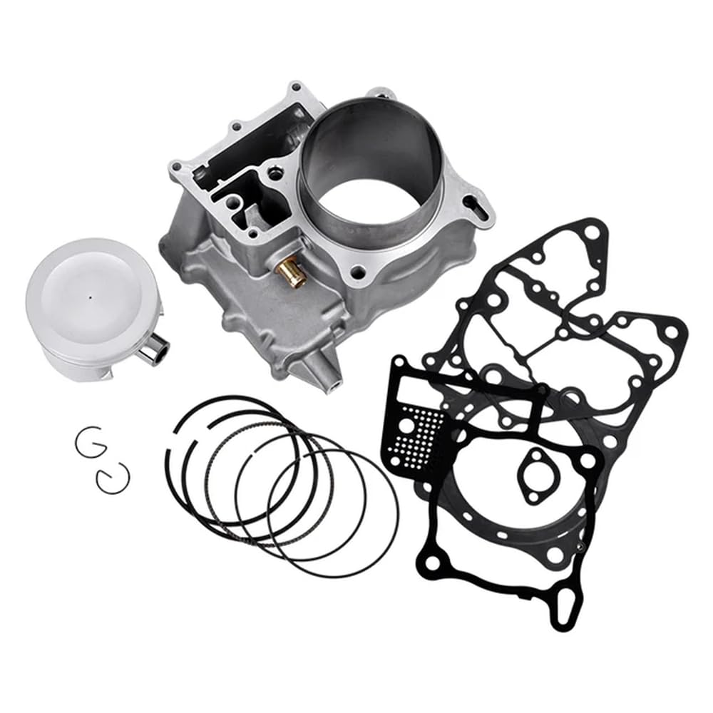 Kompatibel mit SXS700 M2 2014–2016, SXS700M 2AC und SXS Pioneer 700 2019, 102 mm Zylinderkopf-Überholungsmatte, Kolbenringe, Dichtungsendsatz von MCHkR