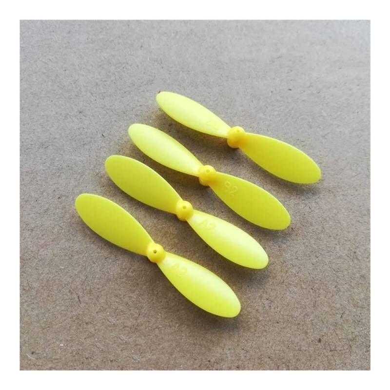 Kompatible Hubschrauber-Quadcopter-Ersatzteile. Hauptpropeller: 40 mm Länge, 08 mm Lochgröße: 4 cm. 4 mm Propellergröße(YELLOW 4PCS 4CM) von MCHkR