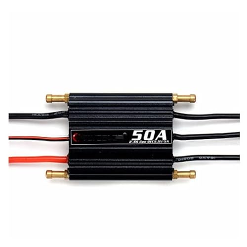 Kompatible wasserdichte ESC-Programmierkarte für 2–6S RC-Boote mit BEC-System für Flycolor 50A 70A 90A 120A 150A bürstenloser ESC(50A (2-6S)) von MCHkR