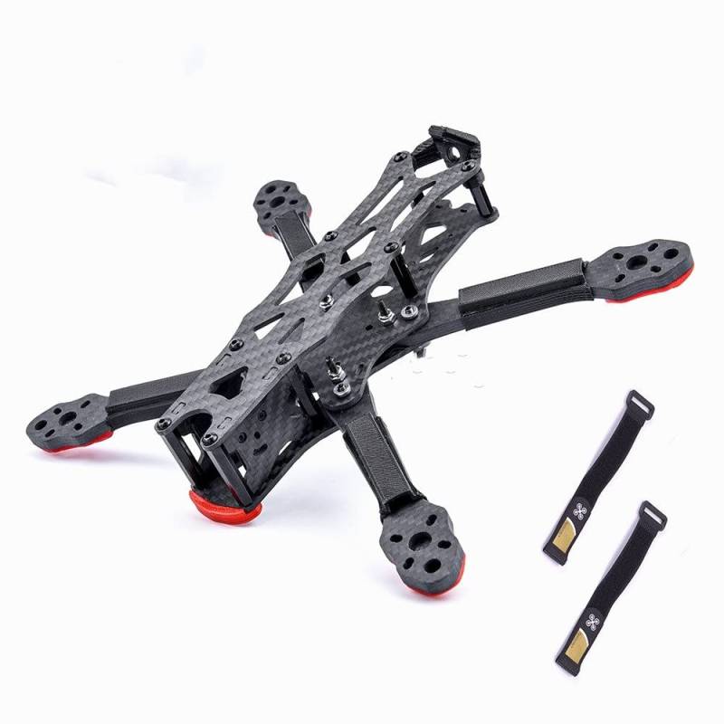 Kompatibler Kohlefaser-Rahmensatz für 5 bis 7 Zoll große APEX HD-Quadcopter mit 5,5-mm-Armen für FPV-RC-Renndrohnen(APEX-HD 7INCH) von MCHkR