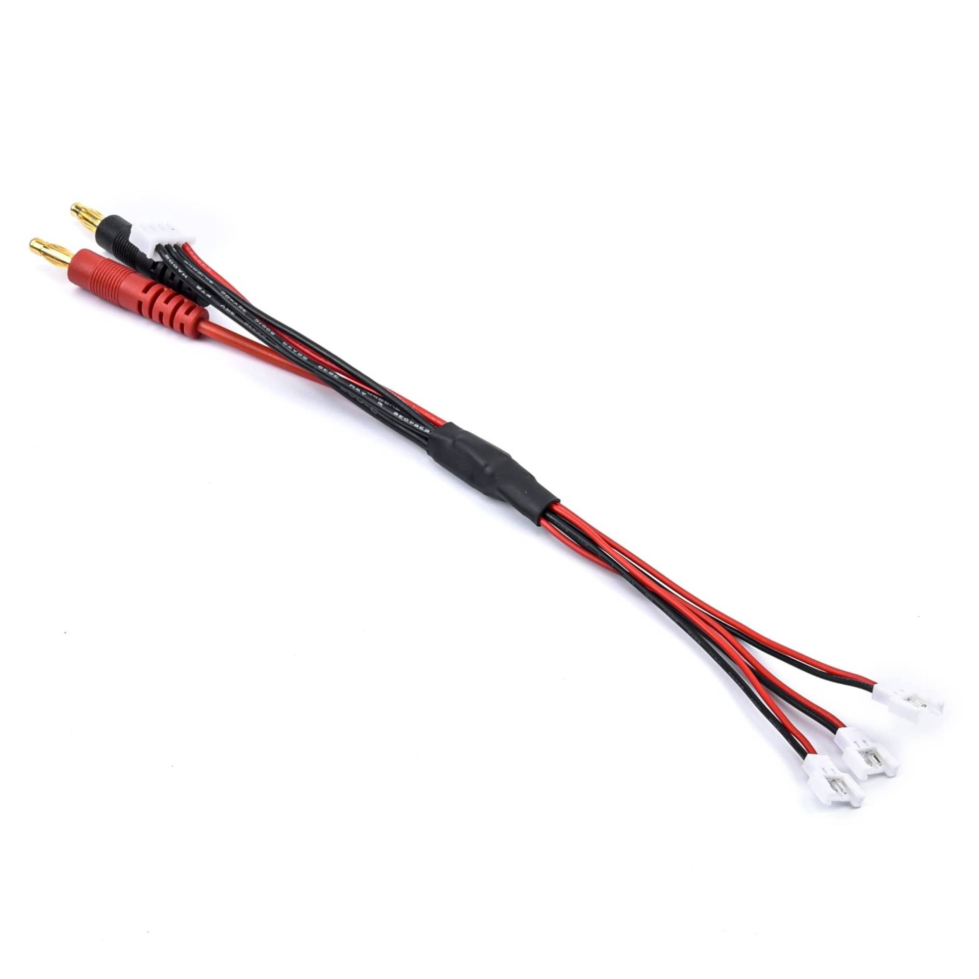 Kompatibler Stromdraht 4 mm Bananenstecker für 1S Lipo PH2.0 Ladegerät für Gaoneng RC FPV Drone IMAX B6 B6AC Ladegerät(1 for 6 51005) von MCHkR