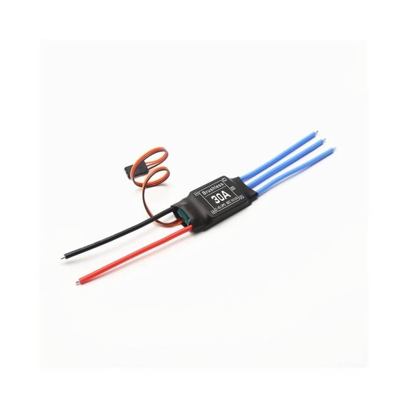 Kompatibler bürstenloser ESC-V2-Motordrehzahlregler für Starrflügelflugzeuge T-Rex 450 V2 30A RC-Hubschrauberboot FPV-Quadcopter-Drohne(Long 30A NO Plug) von MCHkR