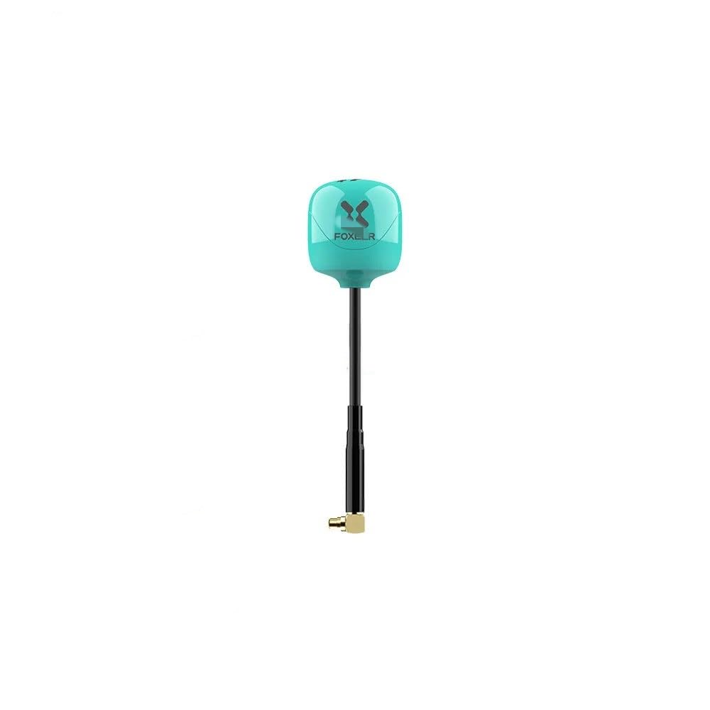 Omnidirektionales 5,8-G-FPV, kompatibel mit Lollipop 4 Plus 4+ und anderen FPV-Renndrohnen 2,6 Dbi RHCP SMA RPSMA UFL MMCX(1PCS TEAL MMCX A) von MCHkR