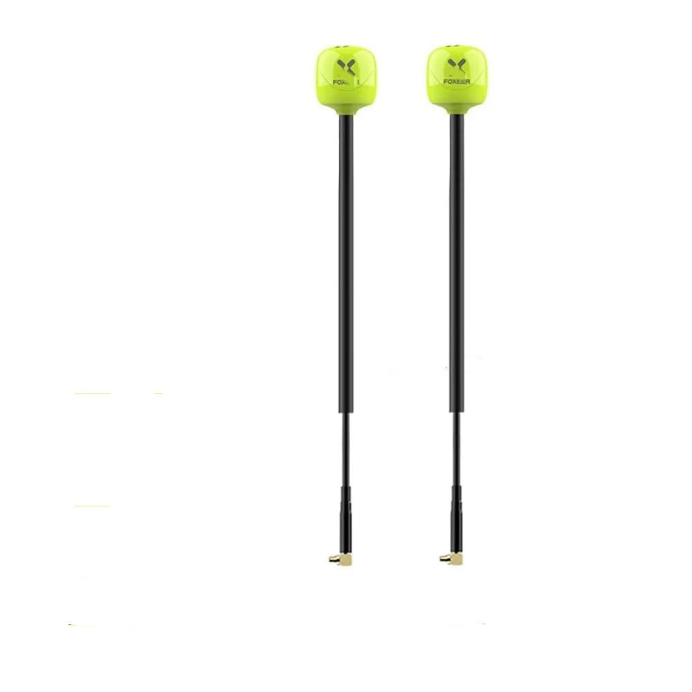 Omnidirektionales 5,8-G-FPV, kompatibel mit Lollipop 4 Plus 4+ und anderen FPV-Renndrohnen 2,6 Dbi RHCP SMA RPSMA UFL MMCX(2PCS MMCX 165MM) von MCHkR