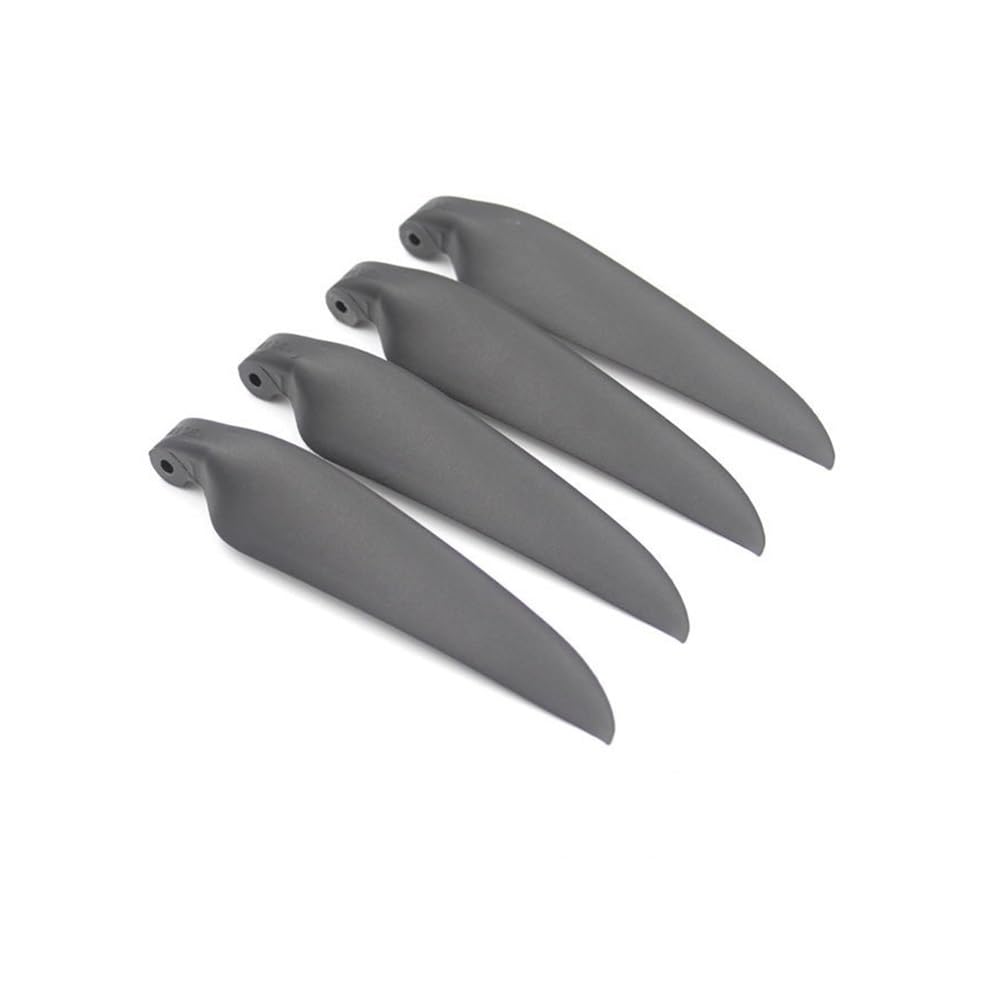 Silberne Klapppropeller-Spinnerabdeckung aus Aluminiumlegierung, kompatibel mit D28 D33 D38 D43 D48 mm Wellendurchmesser 3,0 3,17 4,0 5,0 mm für RC Glider DIY(4PCS 8X6) von MCHkR