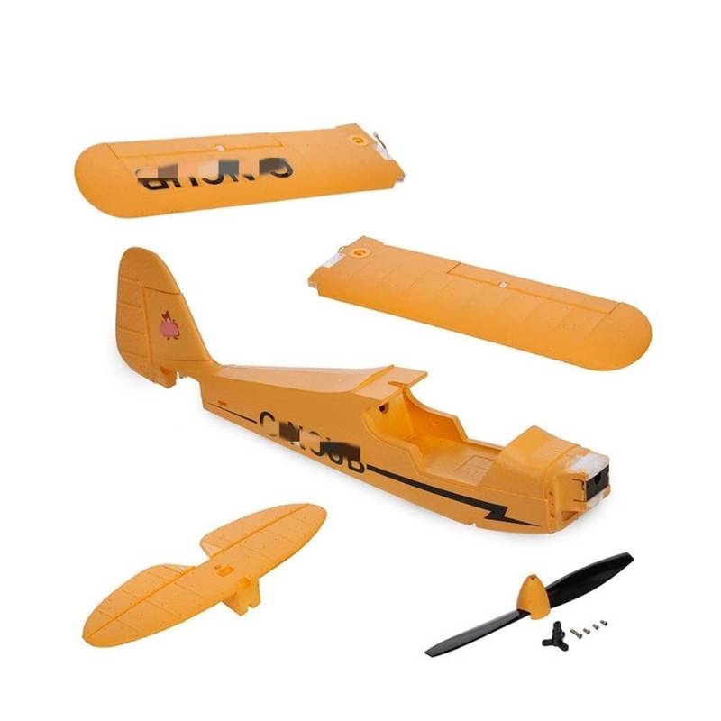 XK A160 RC Flugzeug Kompatibles Zubehör Bürstenloser Motor Rumpfsatz Aktualisierter Empfänger Links Rechts Wing Board Servo ESC Für A160 Modell(FUSELAGESET) von MCHkR