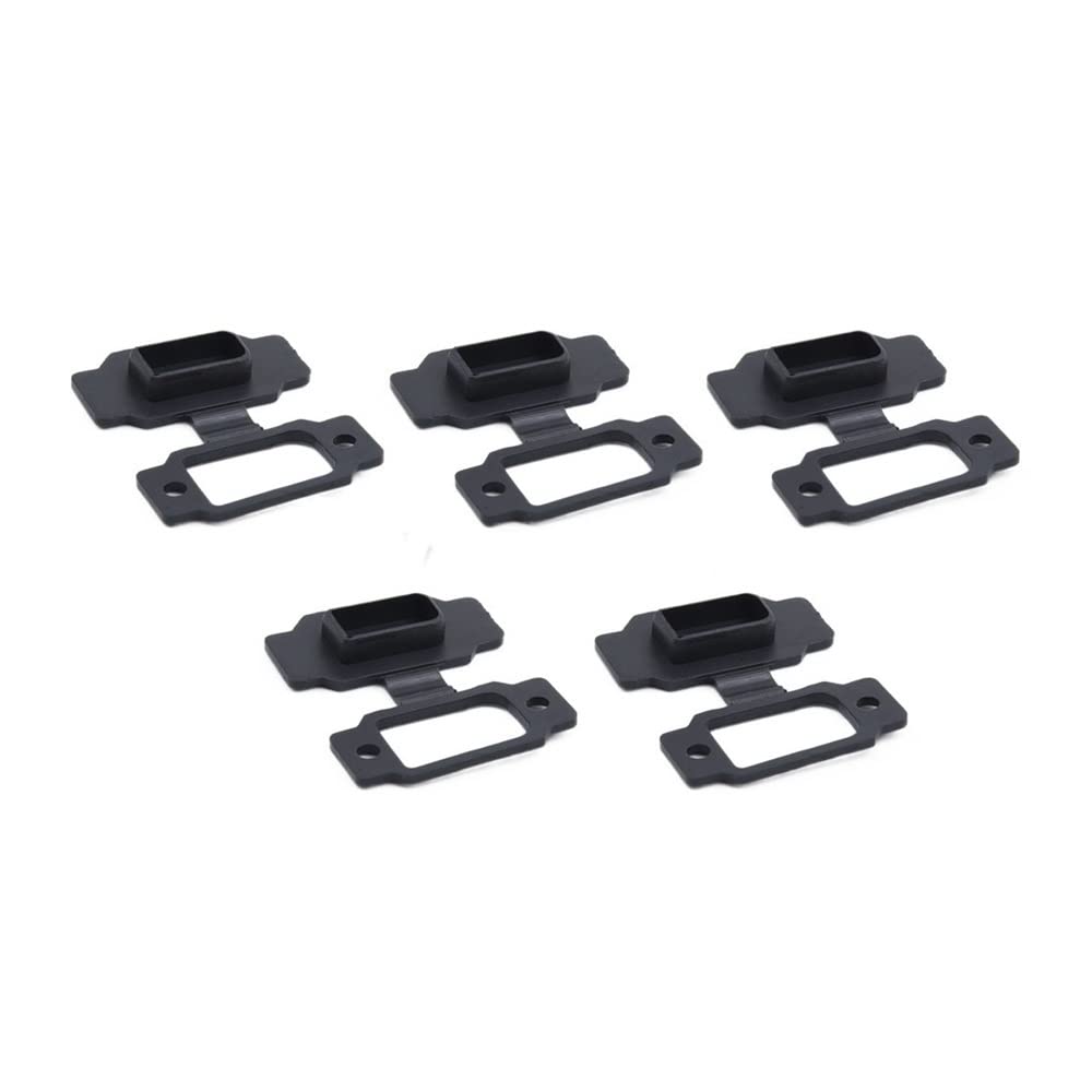 XT60BE-F XT60E-F Buchse, kompatibel mit XT60 XT60H männlichen Modellflugzeugen – plattierter 30 A stromsicherer Stecker(5PCS BLACK COVER) von MCHkR