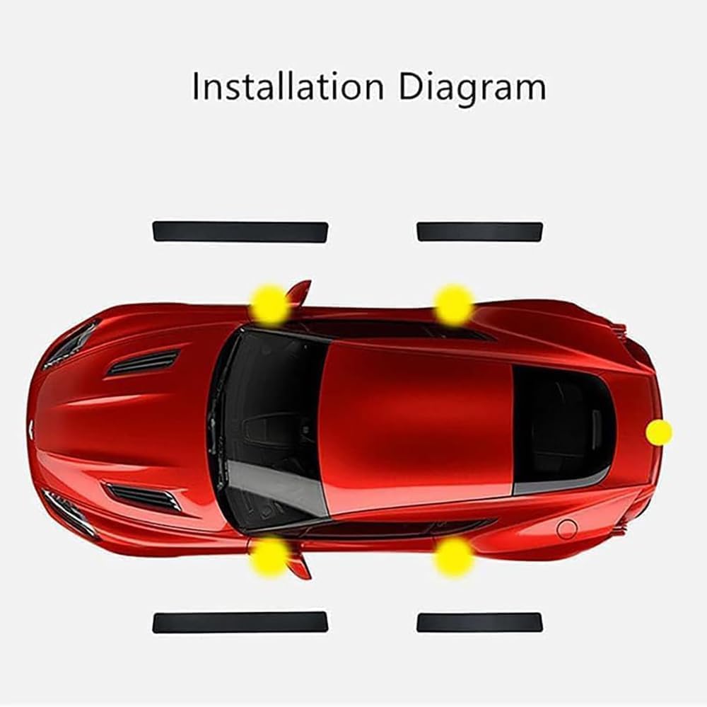 4 Edelstahl Tür Einstiegsleisten für MG ZS 2017 2018 2019 2020 2021 2022, Anti Scratch Türschweller Schutz Leisten Einstiegsleisten Kratzschutz von MCLLDAO