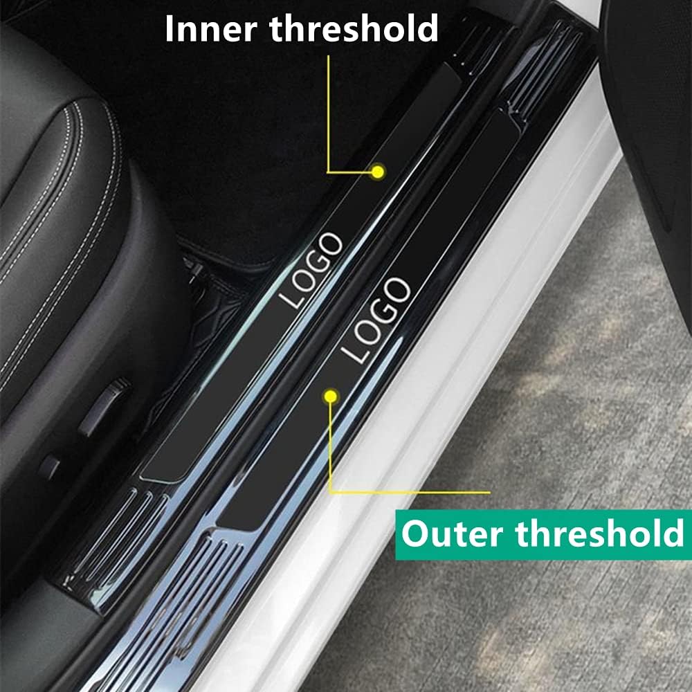 4Pcs Auto Außen Einstiegsleisten Schutz Zubehör für Mazda CX5 CX-5 2017-2021, Abriebschutz Schwelle Willkommen Pedalleiste Abdeckung, Styling Dekoration,2017-2021 Black Titanium von MCLLDAO