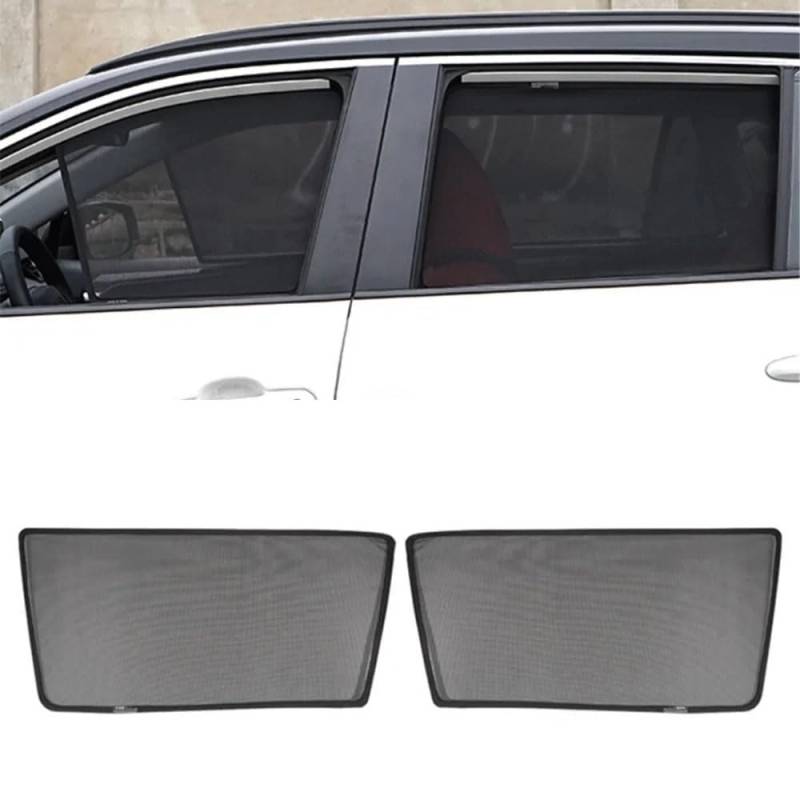 Auto Seitenfenster Sonnenschutz,Für VW Caravelle T6 2016-now(snap-fit),Sonnenschutz Auto Baby Vorhang,Sonnenblenden UV-Schutz Privacy Protection Accessories,2pcs-Rear-normal von MCLLDAO