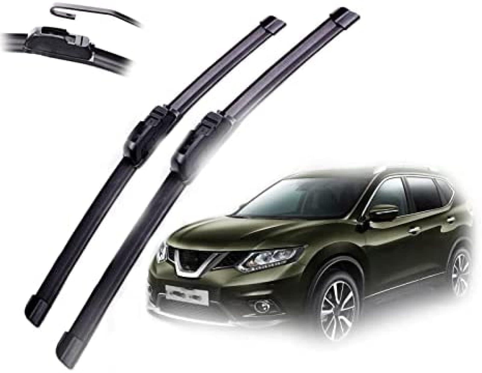 Für Nissan für X-Trail T32 2014 2015 2016 2017 2018 2019 Auto Frontscheibe Scheibenwischerblätter Zubehör 26 "+ 17" Scheibenwischer von MCLLDAO