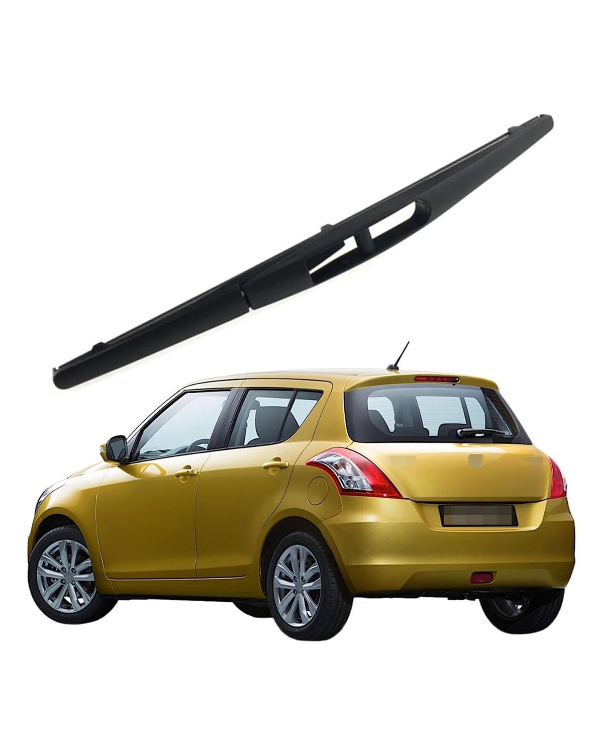 ScheibenwiScher Für Suzuki Für Swift Fließheck 2004 2005 2006 2007 2008 2009-2017 Heckscheibe Scheibenwaschanlage Wischer Autozubehör 10" Wischerblätter von MCLLDAO