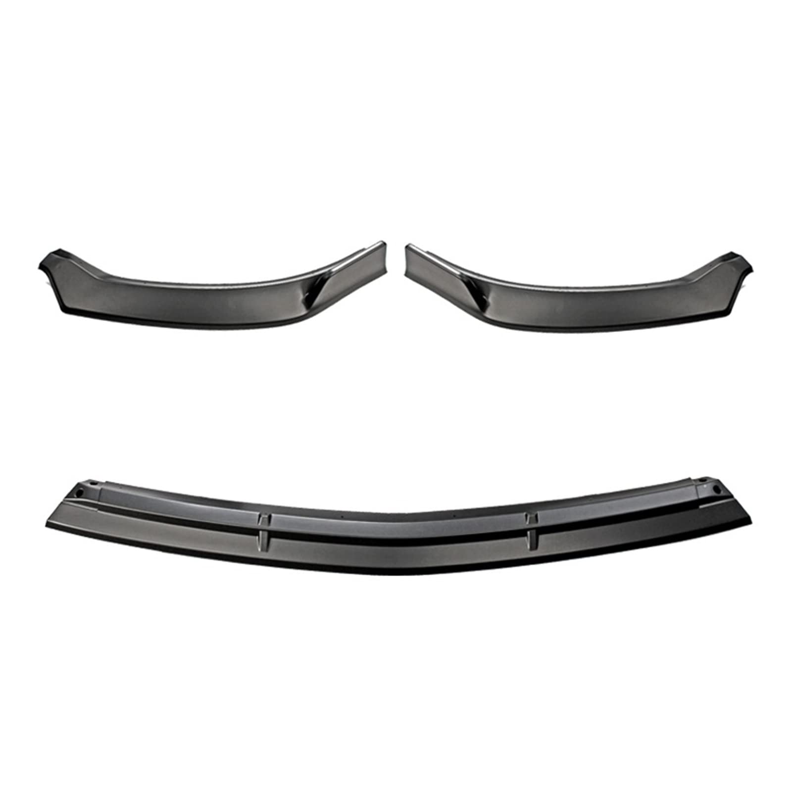 3PCS Lip Auto Front Stoßstange Splitter Lip Spoiler Kompatibel for Benz EINE KLASSE W177 Racing Typ Auto Zubehör(Matte Black) von MCLlt