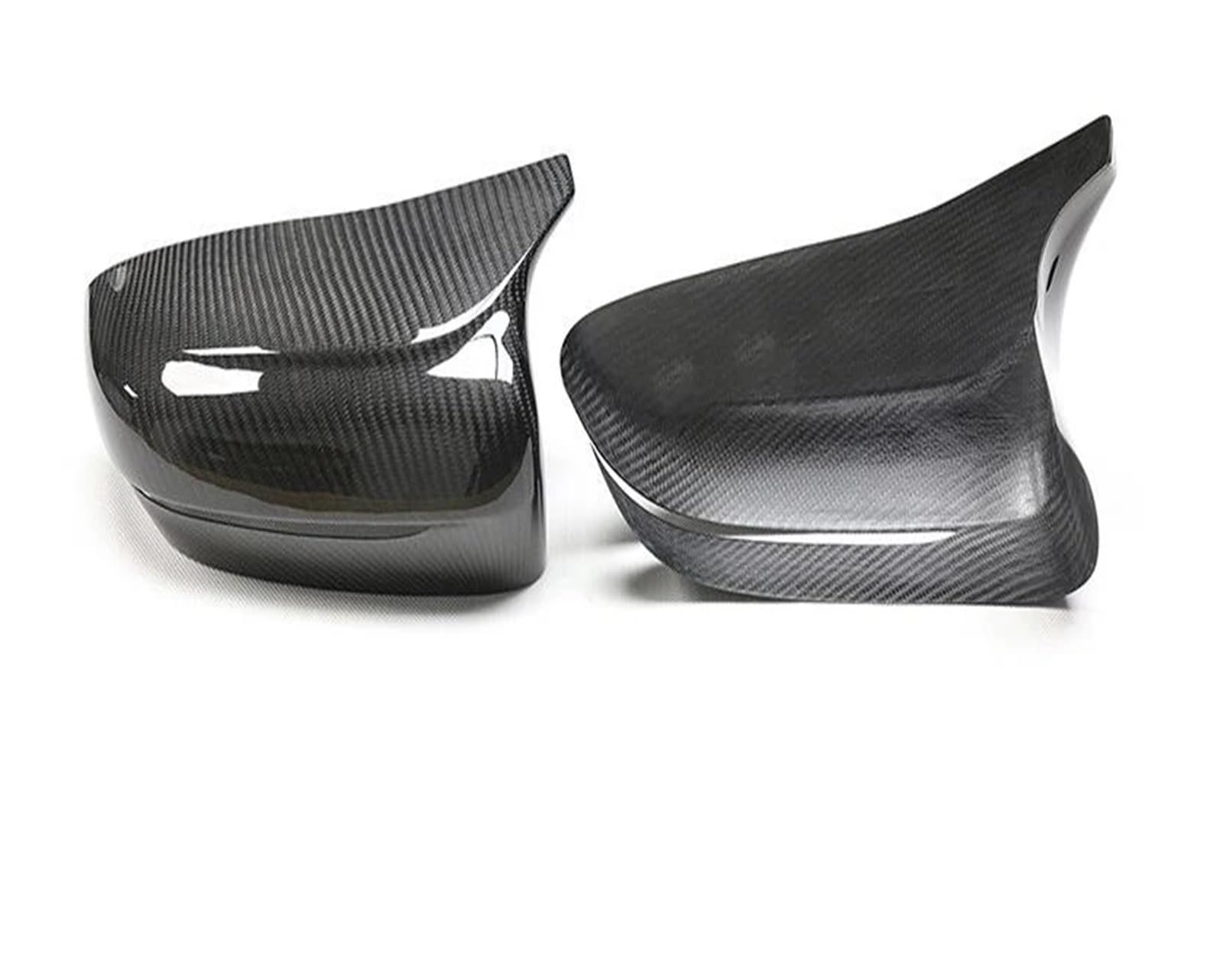 Add-On-Typ Dry Carbon Seitenrückspiegelabdeckung kompatibel for BMW 18–22 F90 M5 F91 F92 M8 Linkslenker Ersetzen Sie den Typ ABS + Kohlefaser(Carbon add on) von MCLlt