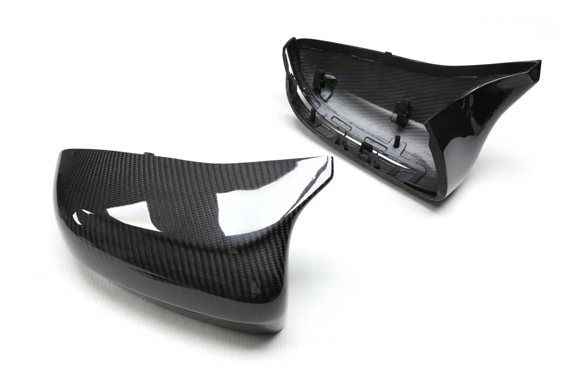 Add-On-Typ Dry Carbon Seitenrückspiegelabdeckung kompatibel for BMW 18–22 F90 M5 F91 F92 M8 Linkslenker Ersetzen Sie den Typ ABS + Kohlefaser(Dry carbon replace) von MCLlt