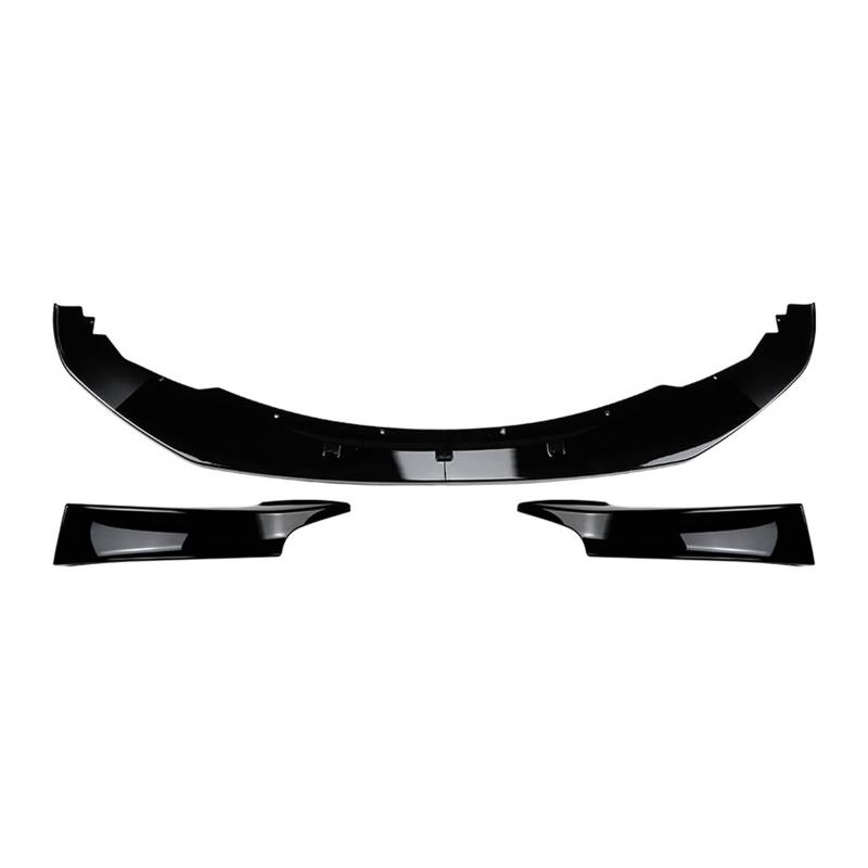 Frontstoßstange Lippendiffusor Splitter Body Kit Schürzen Abdeckung Schutzverkleidung kompatibel for BMW 1er F20 F21 M135i Pre LCI M-Sport 2012–2015(Gloss Black) von MCLlt