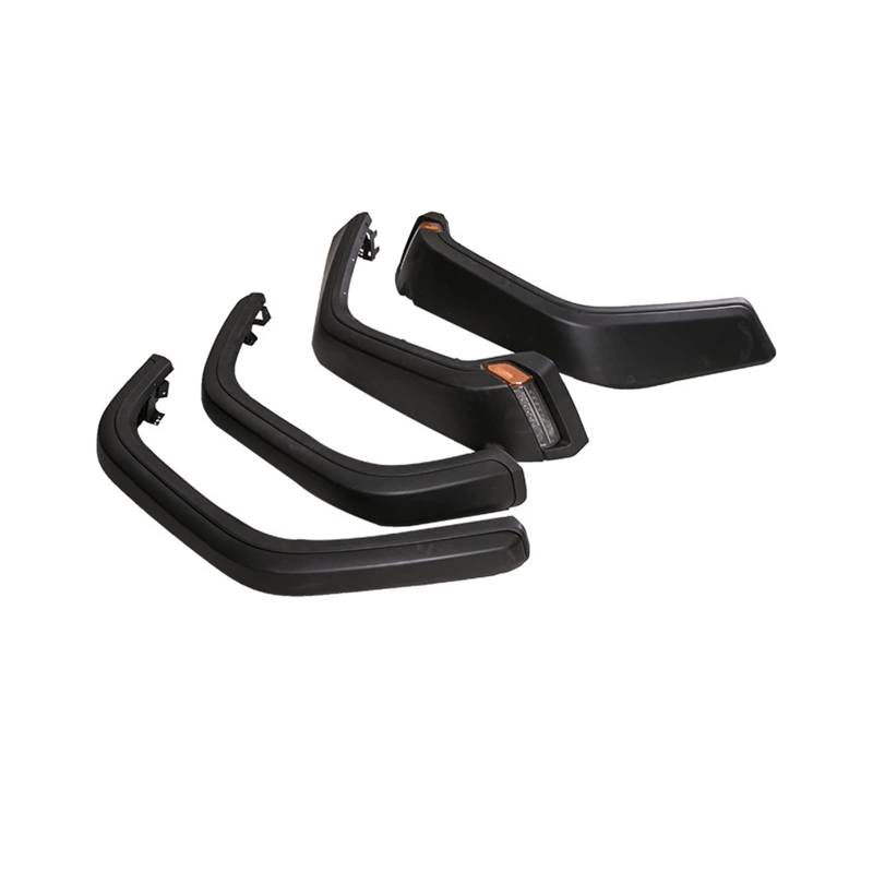 Kompatibel for Wrangler JL Jeep 4 * 4 Top Fender Flares Schwarz W Halogen Lichter ABS Neue Stil Auto Auto Teil von MCLlt