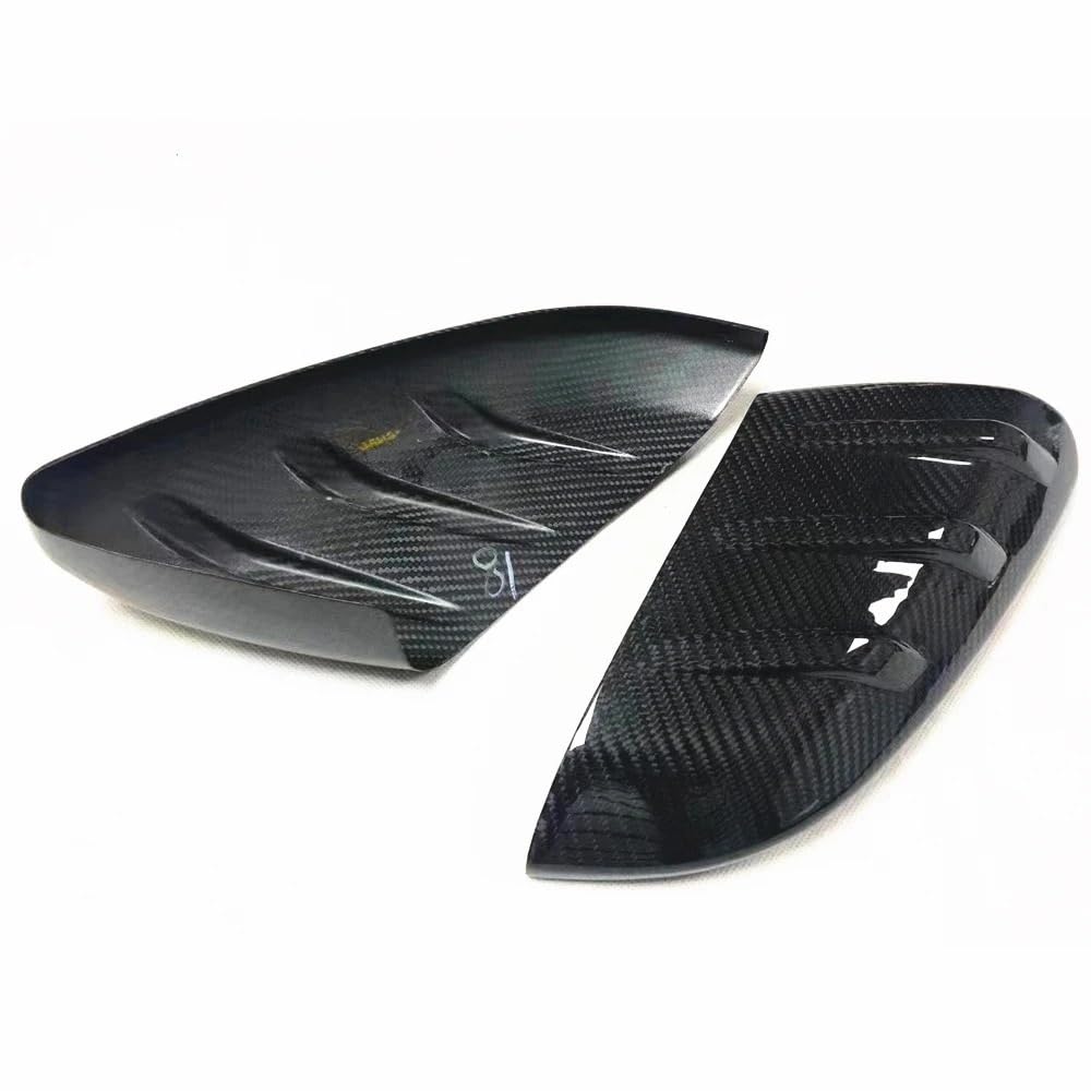 Spiegelabdeckung kompatibel for Honda Civic 10. Mugen Typ-R FK8 2016–2021, echte Kohlefaser, Auto-Außen-Rückansichtskappen, Rückspiegel-Shell-Add-on(Real Carbon Fiber) von MCLlt