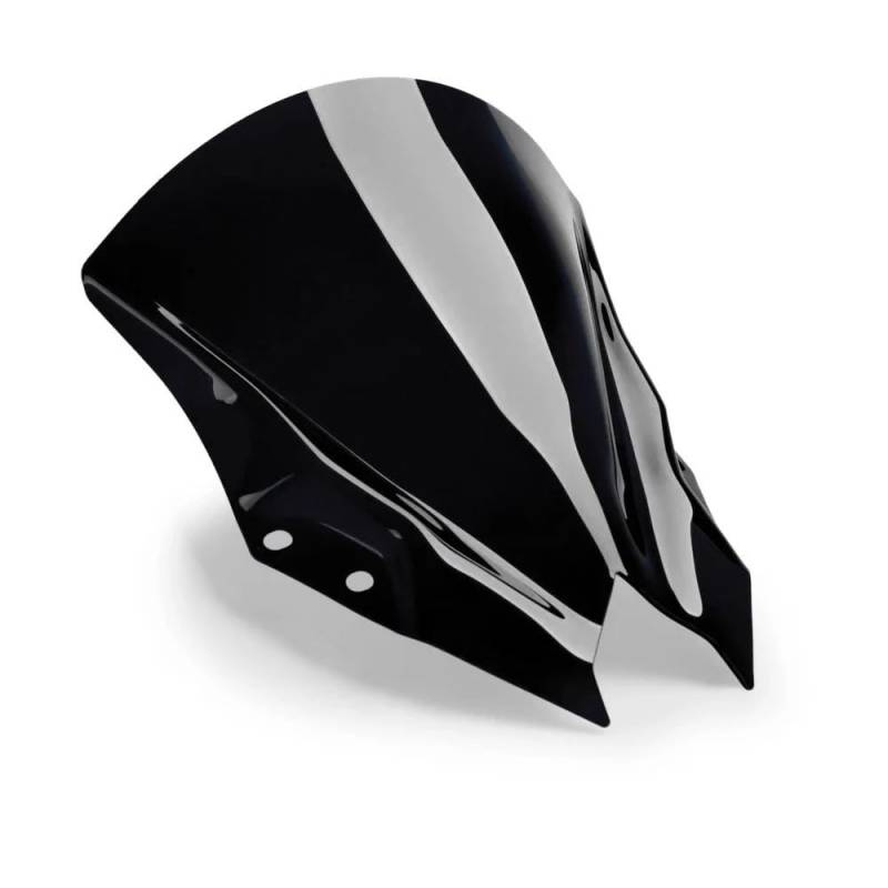 MCSLUBMH Motorrad Flyscreen Verkleidung Für Ka&wa&sa&ki NINJA500 SE Ninja 500 2024 Motorrad Double Bubble Windschutz Windschutz Verkleidung Bildschirm(Black) von MCSLUBMH