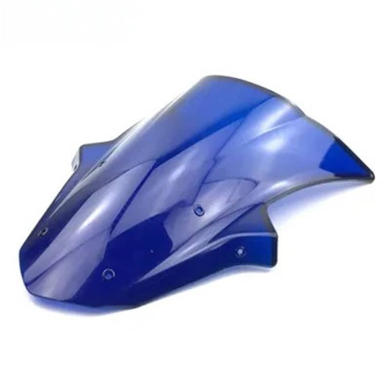 MCSLUBMH Motorrad Flyscreen Verkleidung Für Ka&wa&sa&ki Ninja ZX-10R ZX10R ZX 10R 2011 2012 2013 2014 2015 Windschutzscheibe Windabweiser Zubehör(Blue) von MCSLUBMH