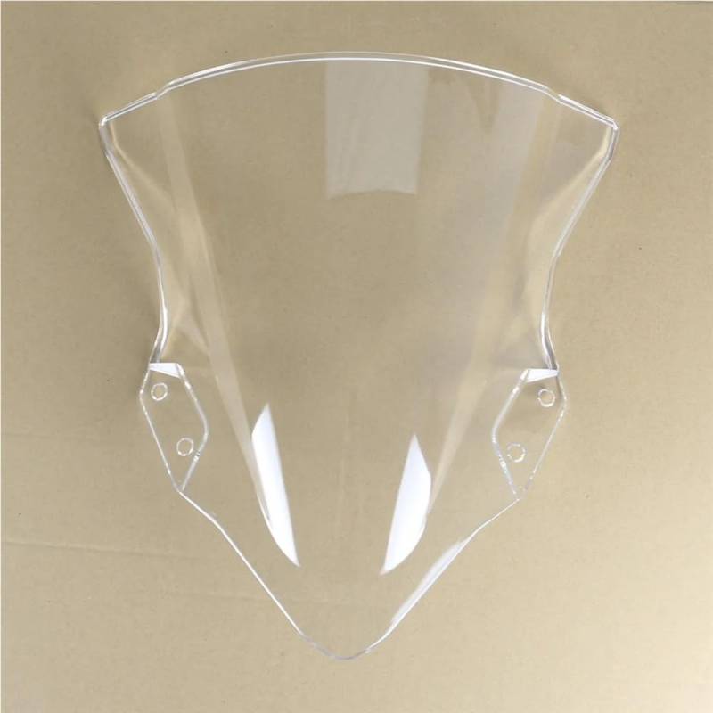 MCSLUBMH Motorrad Flyscreen Verkleidung Für Ka&wa&sa&ki Ninja400 EX400 2018 2019 2020 2021 2022 2023 Motorrad Double Bubble Windschutzscheibe(Transparent) von MCSLUBMH