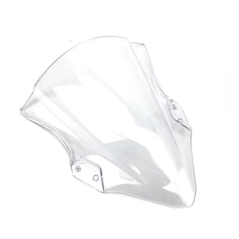 MCSLUBMH Motorrad Flyscreen Verkleidung Für Ka&wa&sa&ki Ninja400 Ninja 250 400 EX400 2018-2024 Motorrad Zubehör Windschutzscheibe Bildschirm(Clear) von MCSLUBMH