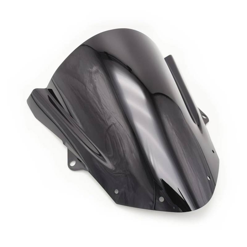 MCSLUBMH Motorrad Flyscreen Verkleidung Für Ka&wa&sa&ki ZX6R ZX 6R 636 2009-2010-2011-2012-2013-2014-2015-2016 Windschutzscheibenspoiler(Black) von MCSLUBMH