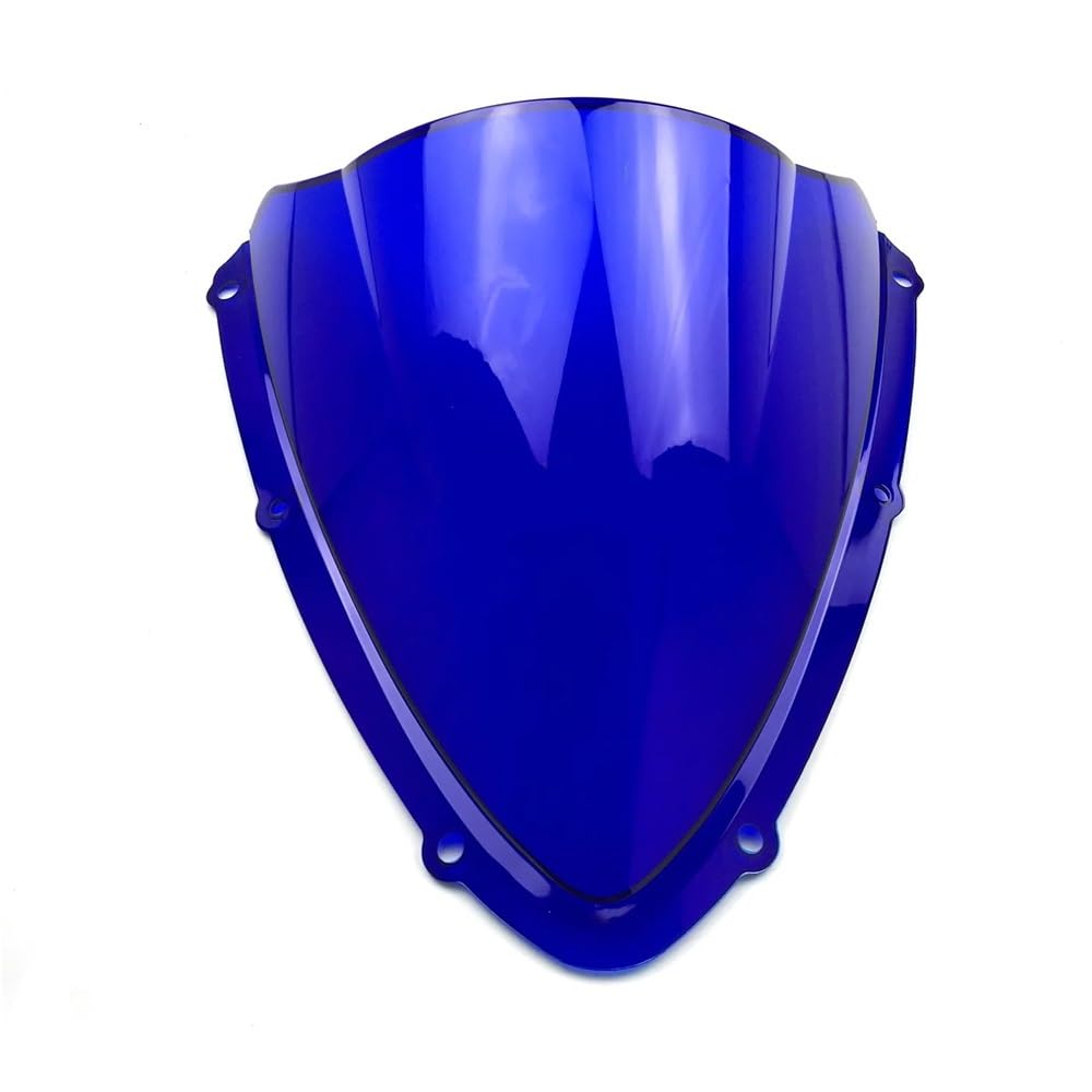 MCSLUBMH Motorrad Flyscreen Verkleidung Für Suzuki GSXR 600 GSXR 750 Gsxr600 Gsxr750 600R K8 2008 2009 2010 Windschutzscheibe Windschutz(Blue) von MCSLUBMH